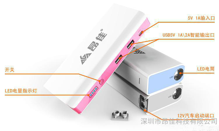 多功能汽車應(yīng)急啟動電源 多功能汽車應(yīng)急啟動電源